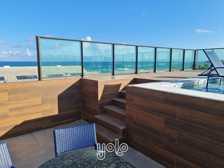 Porto Príncipe Flat Térreo jardim a 60m da Praia #06