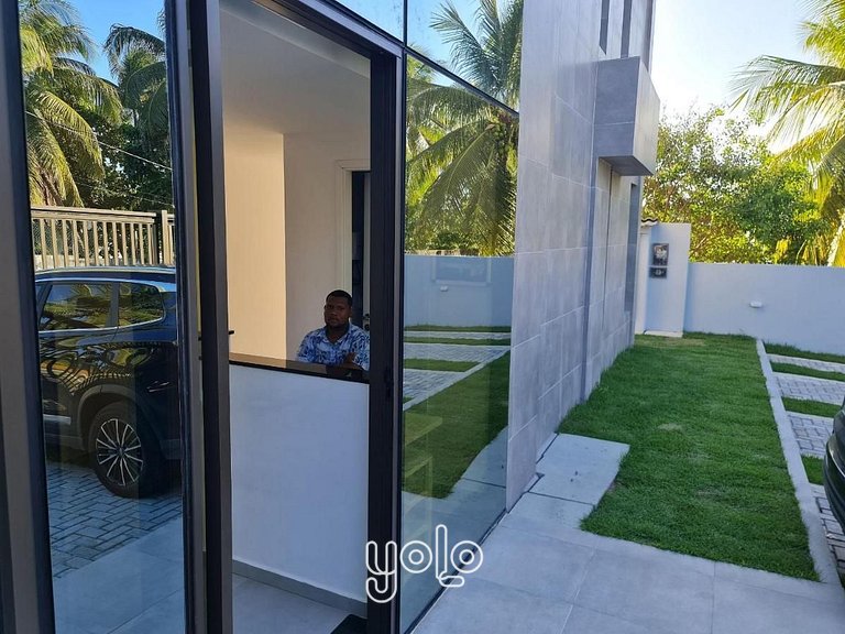 Porto Príncipe Flat Térreo jardim a 60m da Praia #06
