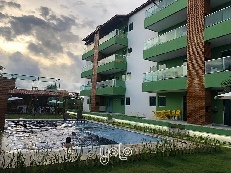 Privê Atalaia - Flat 3 quartos em Tamandaré por Yolo