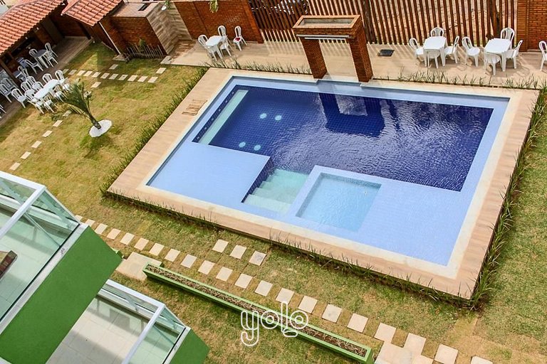 Privê Atalaia - Flat 3 quartos em Tamandaré por Yolo