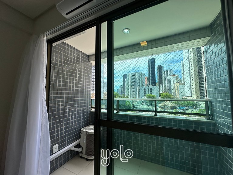 Beach Class Conselheiro - Flat 100m da praia #202