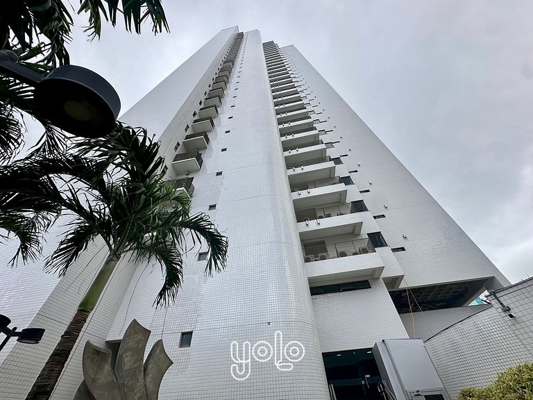 Beach Class Conselheiro - Flat 100m da praia #202