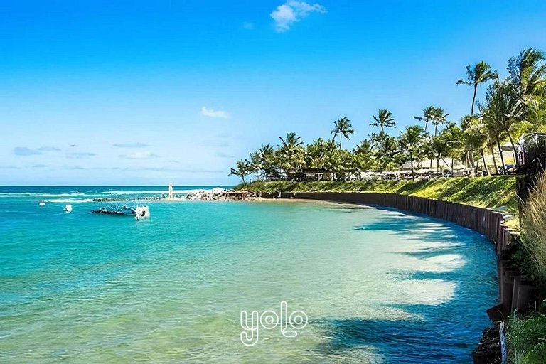 Apartamento no Nannai com Vista para a Piscina