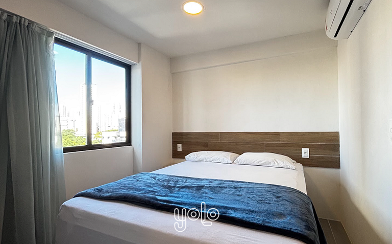 Beach Design Boa Viagem - Flat 1 quarto #502