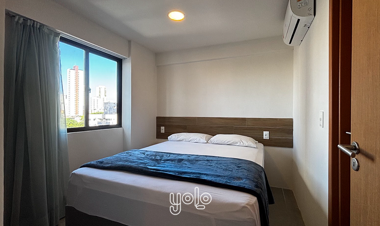 Beach Design Boa Viagem - Flat 1 quarto #502