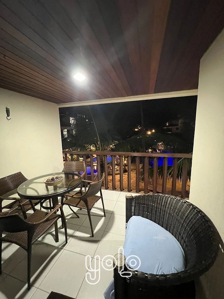 Apartamento no Nannai com Vista para a Piscina