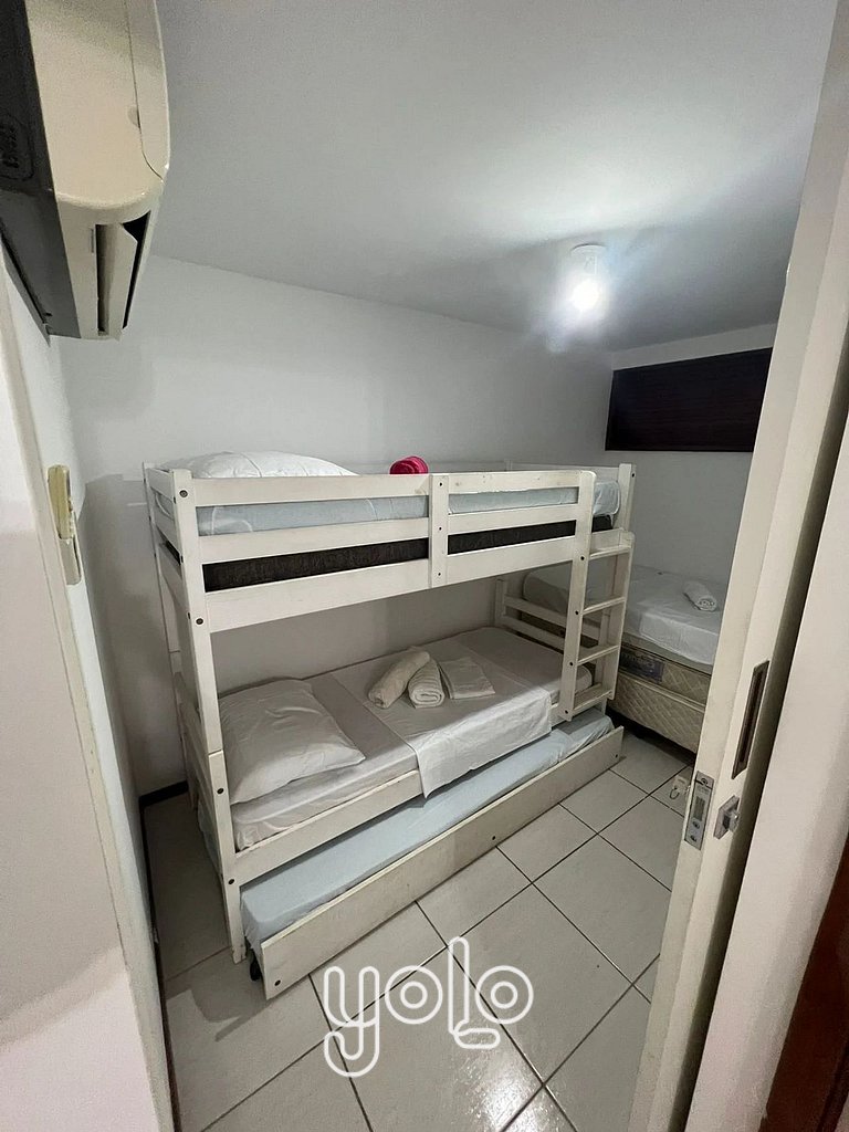 Apartamento no Nannai com Vista para a Piscina