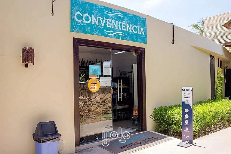 Flat 4 quartos no Nannai com Vista para Piscina