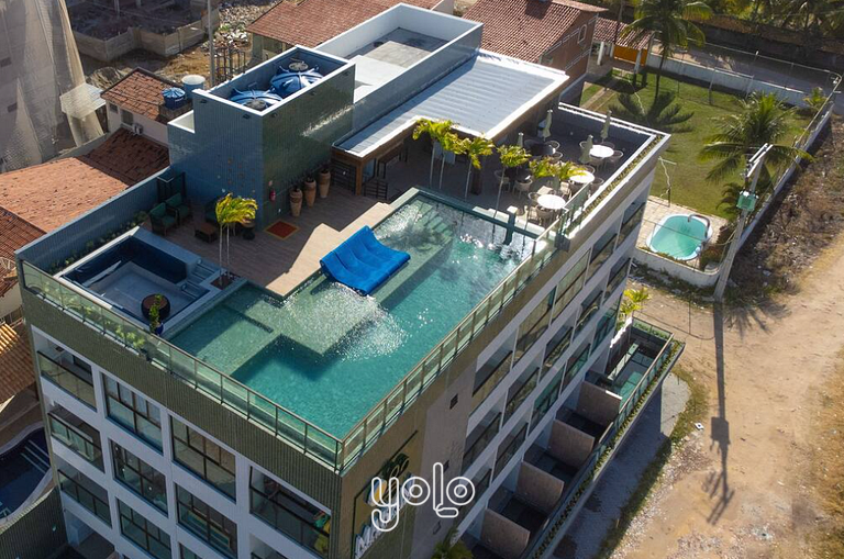 Makani Tamandaré - Flat 2 quartos a 100m da praia