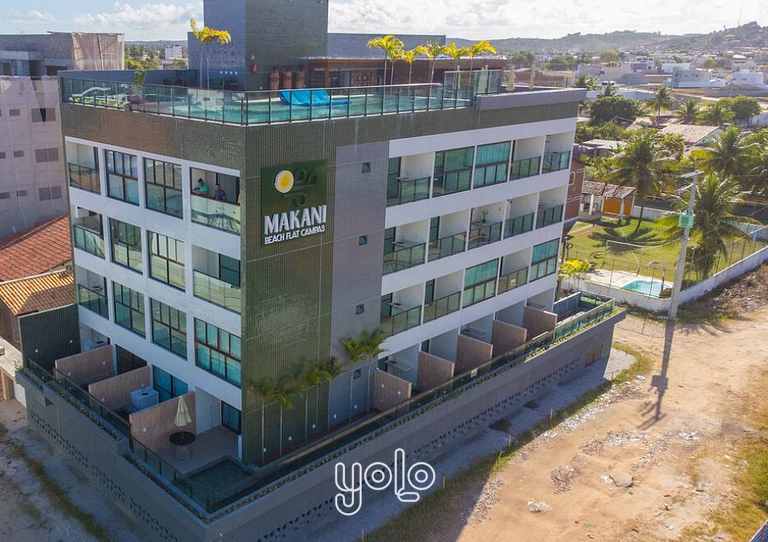 Makani Tamandaré - Flat 2 quartos a 100m da praia