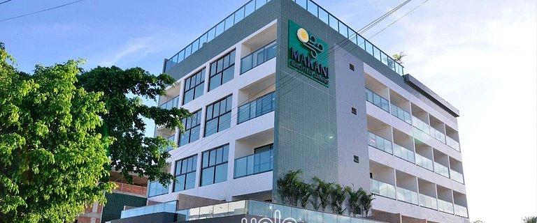 Makani Tamandaré - Flat 2 quartos a 100m da praia