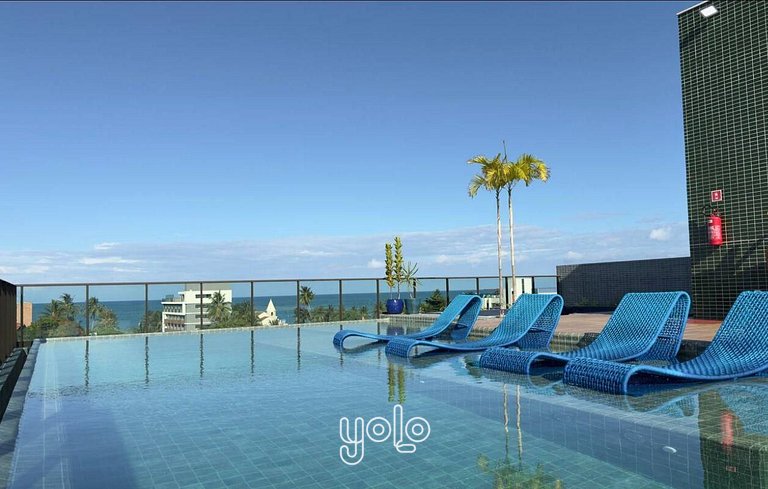 Makani Tamandaré - Flat 2 quartos a 100m da praia