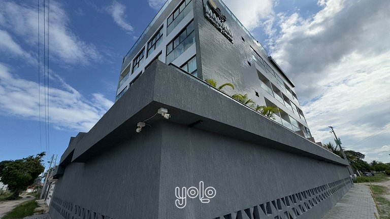 Makani Tamandaré - Flat 2 quartos a 100m da praia