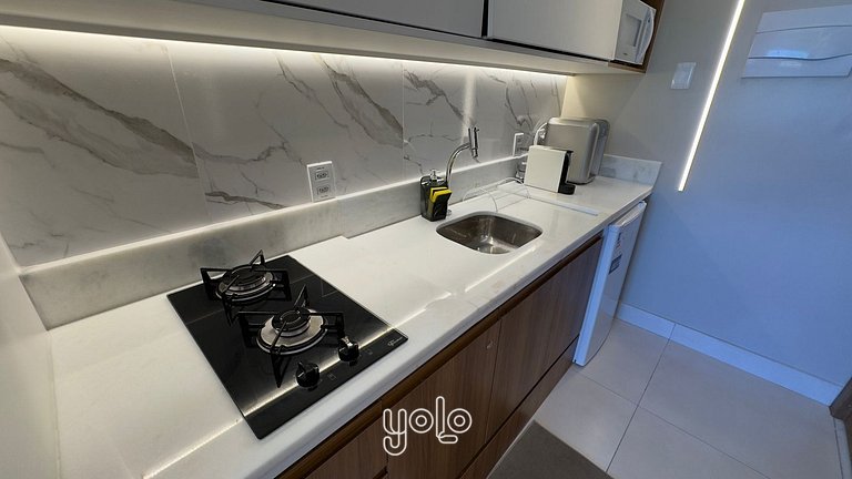 Makani Tamandaré - Flat 2 quartos a 100m da praia