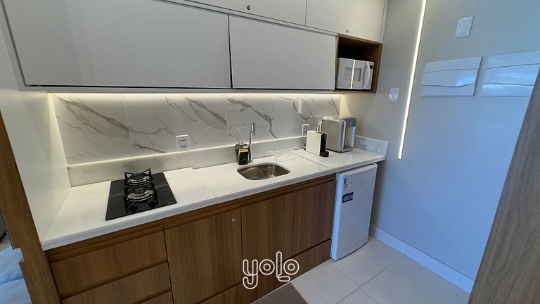 Makani Tamandaré - Flat 2 quartos a 100m da praia