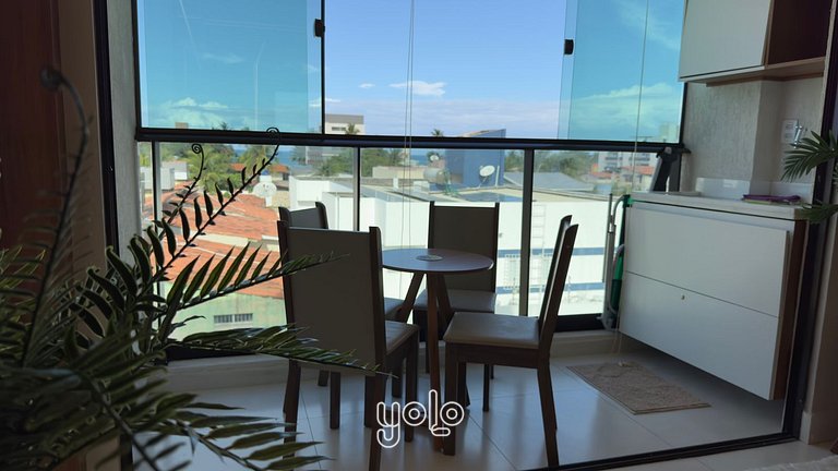 Makani Tamandaré - Flat 2 quartos a 100m da praia