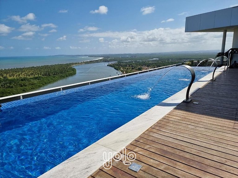 Flat com Vista Incrível em Barra de Jangada #403