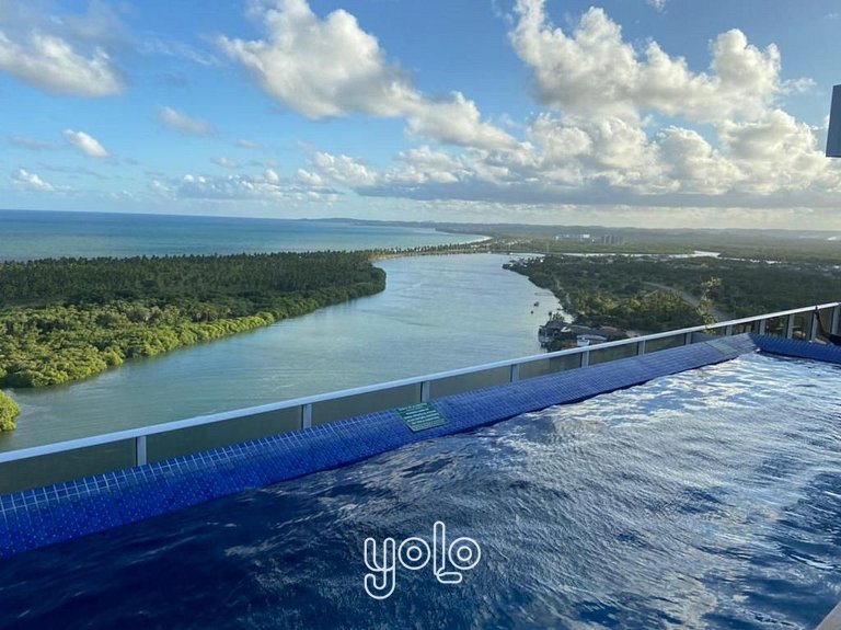 Flat com Vista Incrível em Barra de Jangada #404
