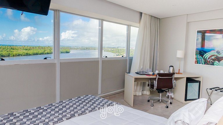 Flat com Vista Incrível em Barra de Jangada #404