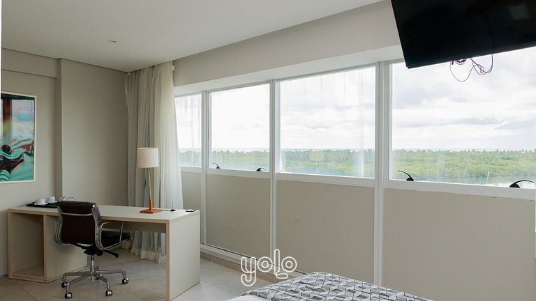 Flat com Vista Incrível em Barra de Jangada #403