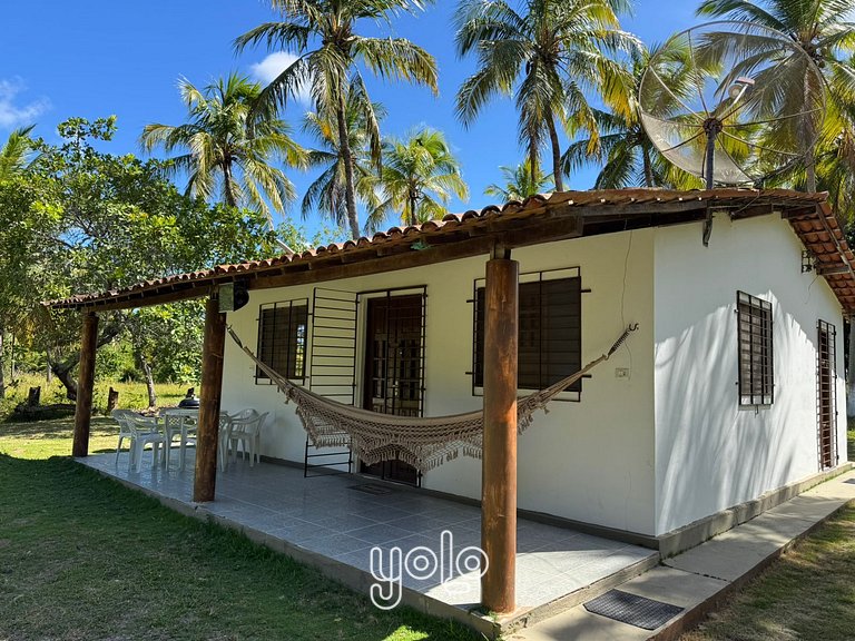 Chalé 2 Quartos em Sítio - Tamandaré