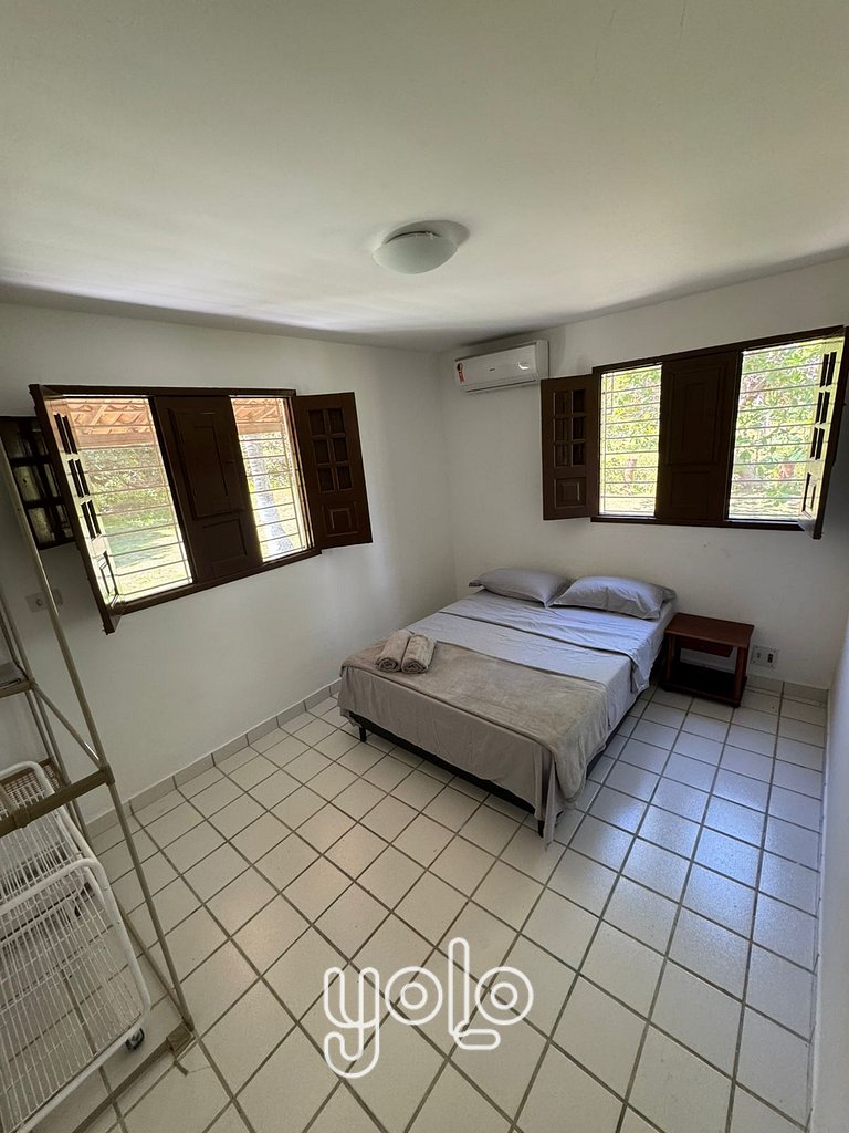 Chalé 2 Quartos em Sítio - Tamandaré