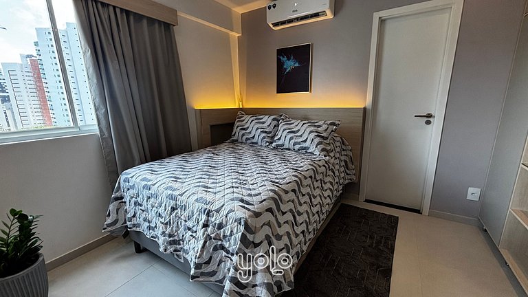 Domus Augusto Lins Boa Viagem - Studio #806