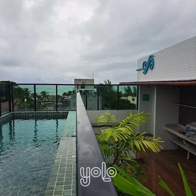 Maracaípe | 150m da Praia + Rooftop #302