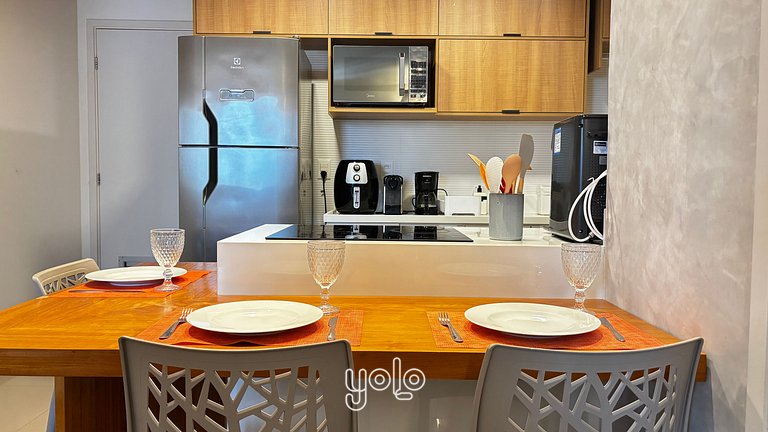 Beach Class Hotels & Residence Flat 1 quarto #1409