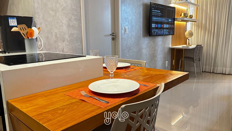 Beach Class Hotels & Residence Flat 1 quarto #1409