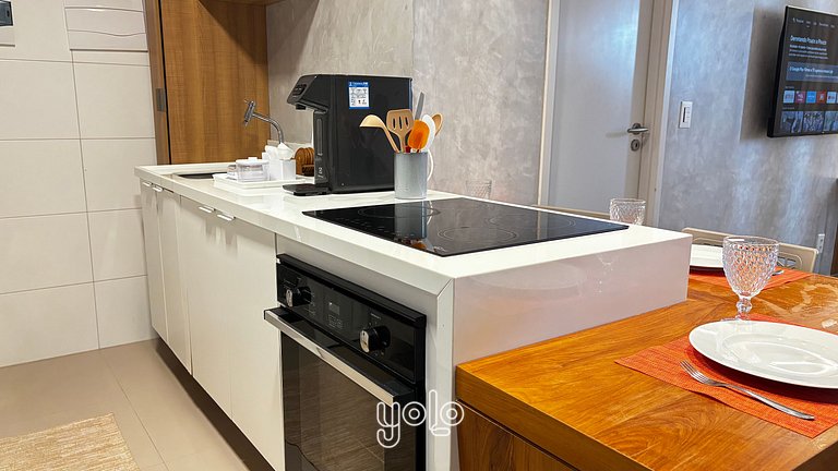 Beach Class Hotels & Residence Flat 1 quarto #1409