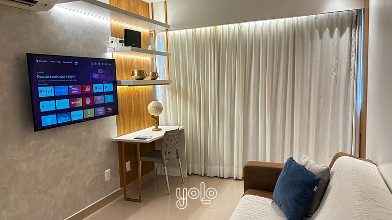 Beach Class Hotels & Residence Flat 1 quarto #1409