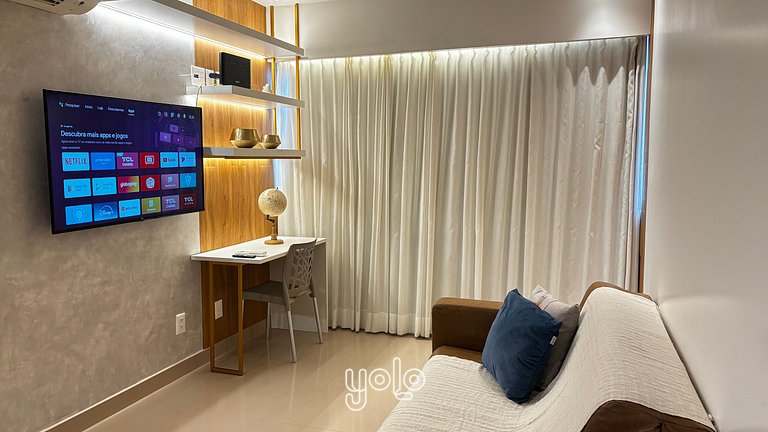 Beach Class Hotels & Residence Flat 1 quarto #1409