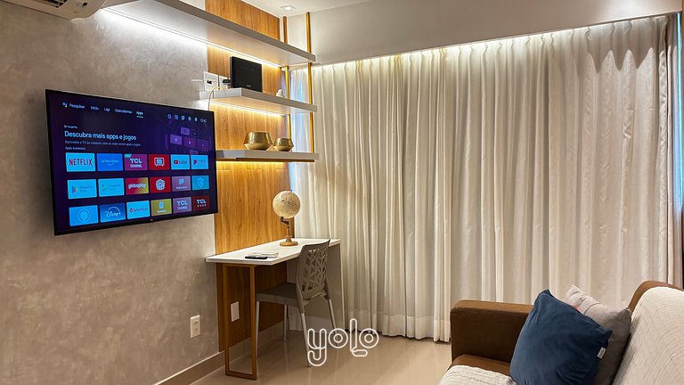 Beach Class Hotels & Residence Flat 1 quarto #1409