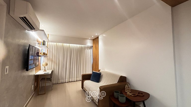 Beach Class Hotels & Residence Flat 1 quarto #1409