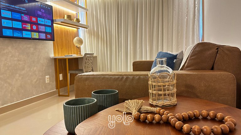 Beach Class Hotels & Residence Flat 1 quarto #1409