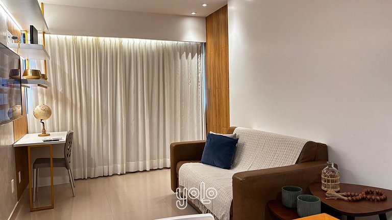 Beach Class Hotels & Residence Flat 1 quarto #1409