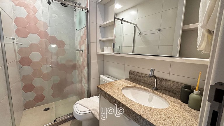 Beach Class Hotels & Residence Flat 1 quarto #1409
