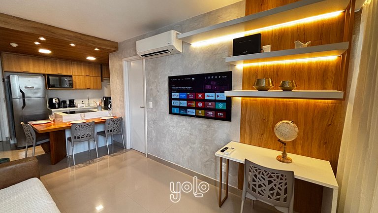 Beach Class Hotels & Residence Flat 1 quarto #1409