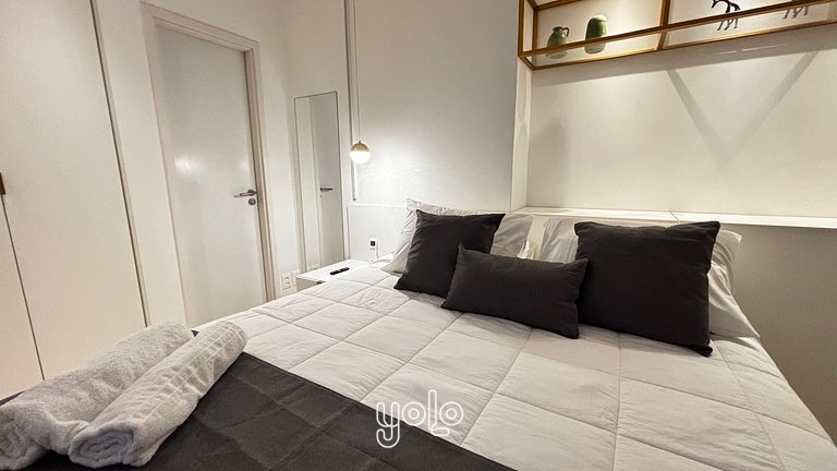 Beach Class Hotels & Residence Flat 1 quarto #1409