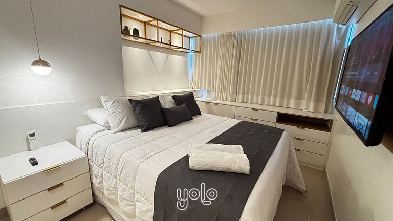 Beach Class Hotels & Residence Flat 1 quarto #1409