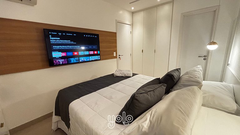 Beach Class Hotels & Residence Flat 1 quarto #1409