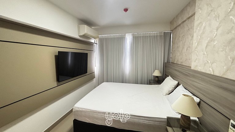 Beach Class Hotels & Residence Flat 1 quarto #1705