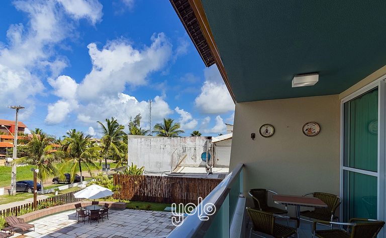 Villas do Atlântico - Flat 2 quartos 100m da Praia