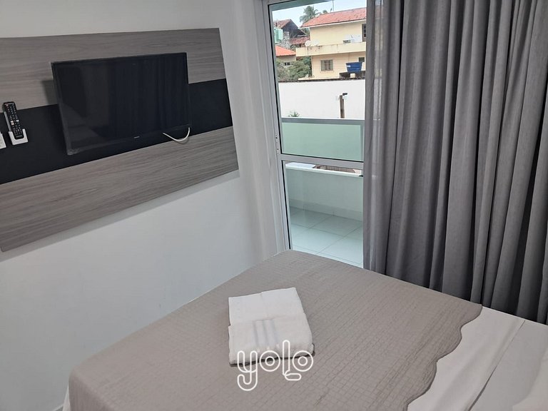 Villas do Atlântico - Flat 2 quartos 100m da Praia