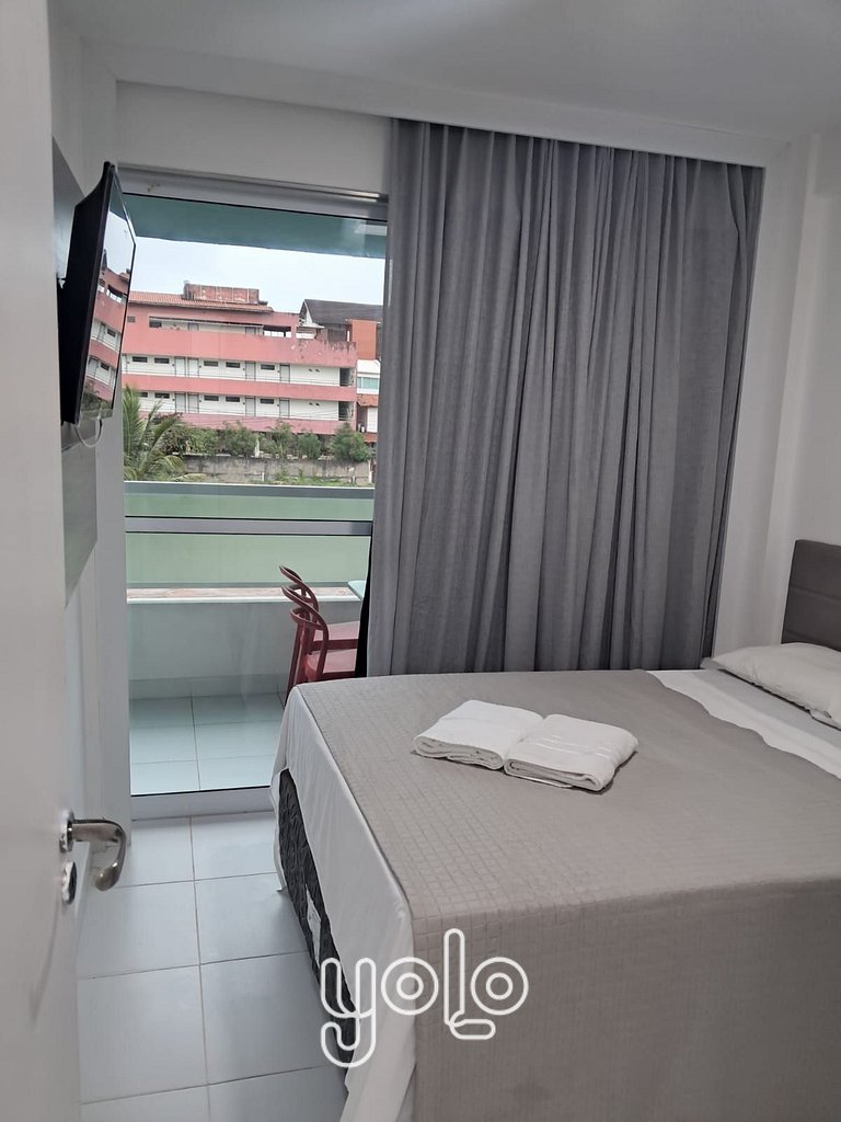 Villas do Atlântico - Flat 2 quartos 100m da Praia
