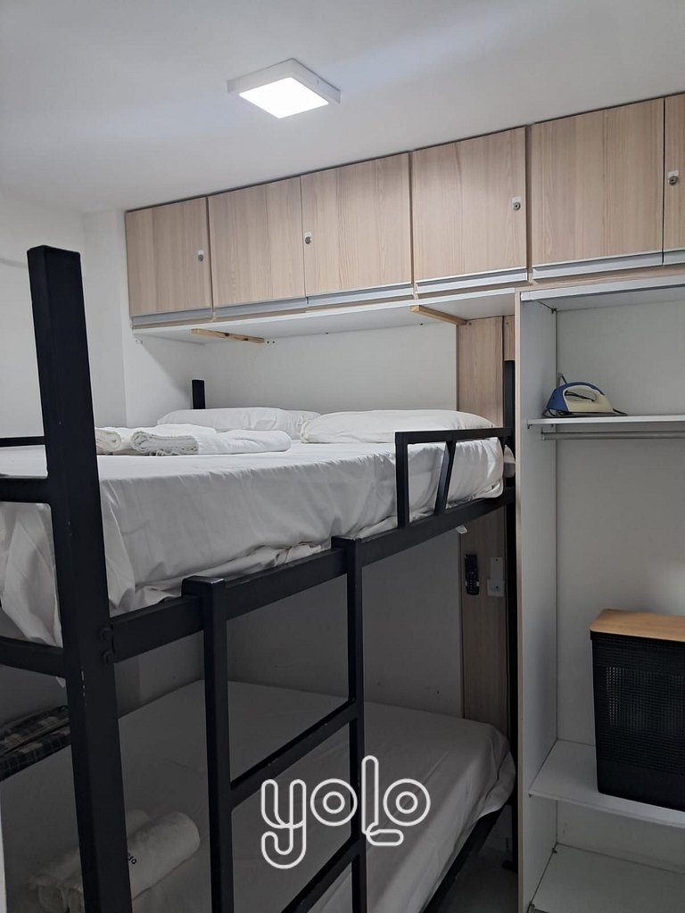 Villas do Atlântico - Flat 2 quartos 100m da Praia