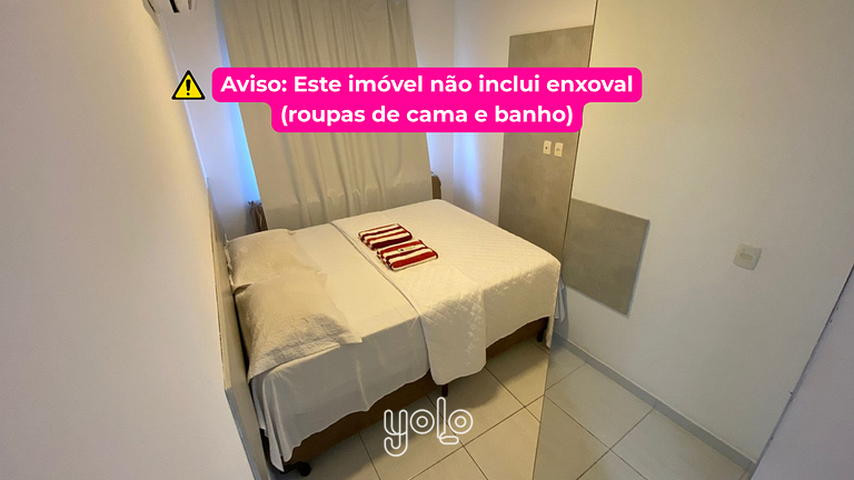 Muro Alto Condomínio Clube – Flat 2 quartos #106