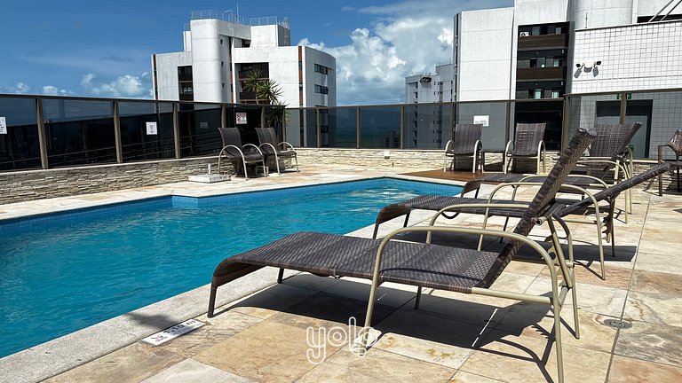 Beach Class Hotels & Residence - Flats 1 quarto em Boa Viage