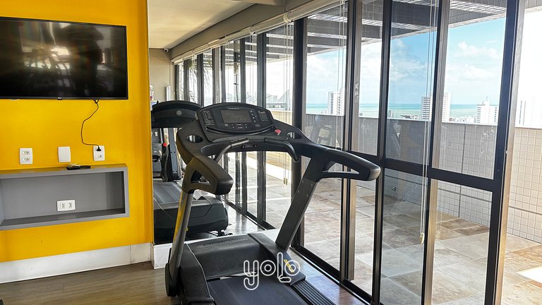 Beach Class Hotels & Residence - Flats 1 quarto em Boa Viage